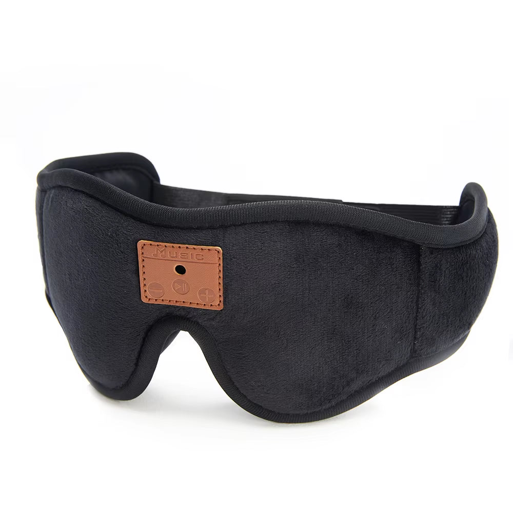 Sleep Headphones 3D Sleeping Mask Earphones Bluetooth Wireless Music Eye Mask Blindfold Sleep Aid Eye Shade Block Light Eyepatch