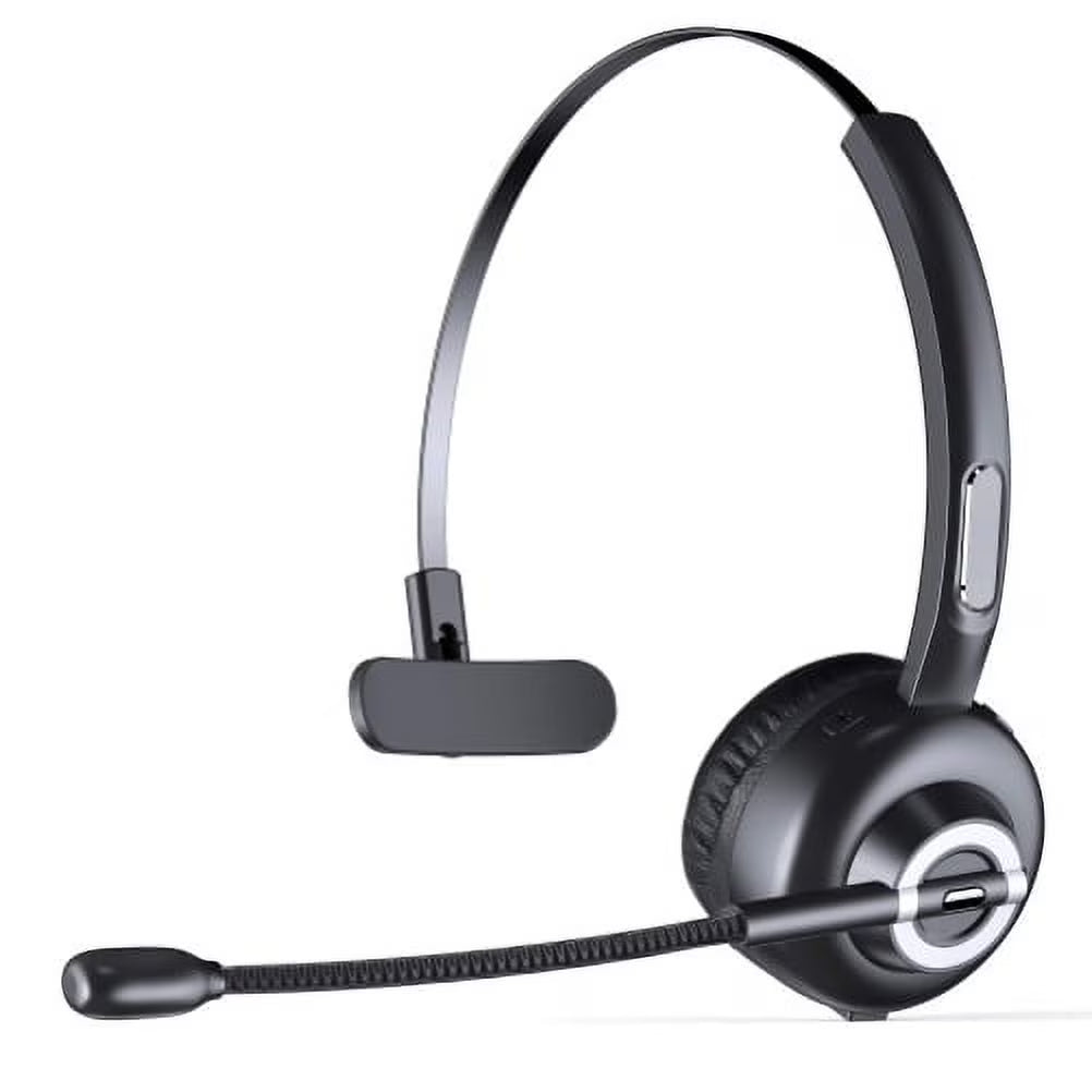 Boom Mic Wireless Headphone for TCL 10 5G UW Phone - Headset Hands-Free Earphone Over-The-Head Noise Isolation D6A Compatible with TCL 10 5G UW